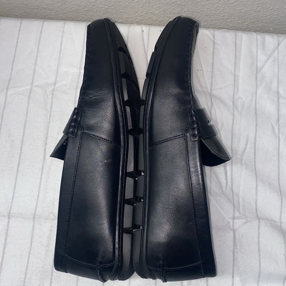 COACH Men Liam Driver In Signature Jacquard Men's Black Loafers size 12D‎ - Picture 5 of 9